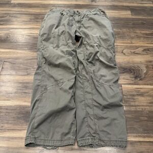 The North Face Pants Mens Large Olive Green Hiking Straight Outdoor FLAW